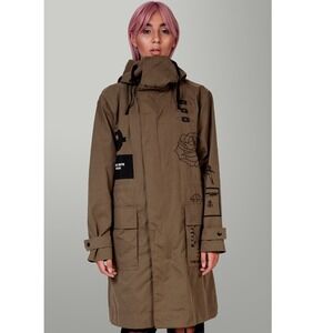 Drop Dead Moscow Women 8‎ Cruel World Jacket Green Gorpcore Gothic Streetwear